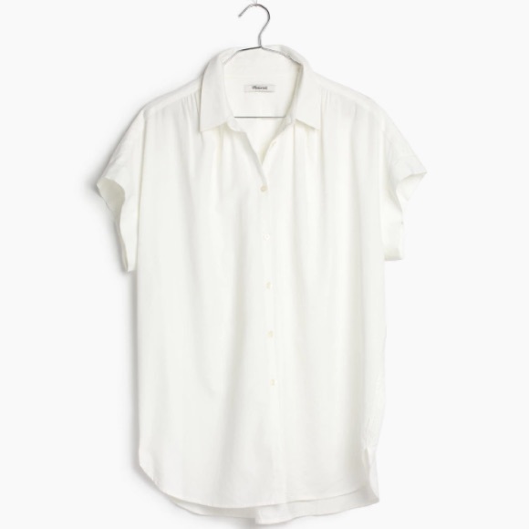 Madewell Tops - Madewell Central Shirt in Pure White